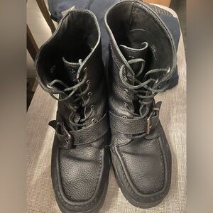 Men’s black Polo Ralph Lauren boots size 11